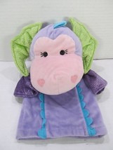 Gund Kids Purple Plush Sea Serpent Dragon Hand Sleeve Puppet 020172 No S... - $23.38