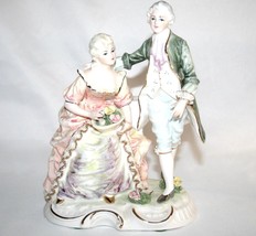 Vintage Victorian Numbered YN3074 Man and Women Figurine   #933 - £54.65 GBP