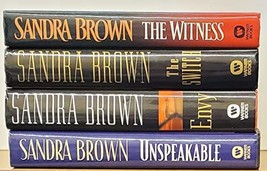 4 Book Set By Sandra Brown (The Switch, Unspeakable, Envy, the Witness) [Hardcov - £31.29 GBP