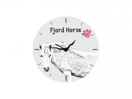 Fjord horse , Free standing MDF floor clock with an image of a horse. - $17.99