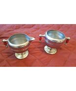 Keystone Ware Sugar and Creamer Chrome Plated - $178.22 MXN