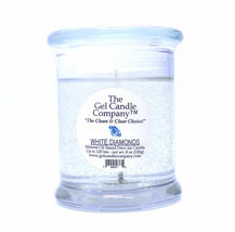 Elizabeth Taylor&#39;s White Diamonds Inspired Scented Gel Candle - 120 Hour Deco Ja - £12.78 GBP