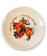 Thomas Beauchamp Earl Warwick Trinket Plate Alcester England Dept of Env... - $265.90 MXN