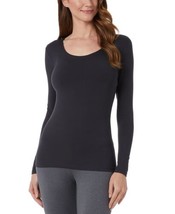 32 DEGREES Womens Cozy Heat Scoop-Neck Top Size X-Small Color Black - £17.48 GBP