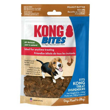 KONG Bites Peanut Butter Dog Treats - All-Natural, Grain-Free, Small &amp; Handy Rew - £7.14 GBP