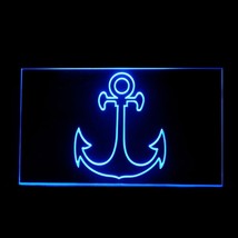 190173B Anchor Logo Tool Open Bar Vintage Important Old Fashioned LED Light Sign - £17.57 GBP