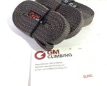 QTY-3 GM CLIMBING 16mm X 24 Inch Gray Nylon Climbing Sling Runner  22KN ... - $37.00