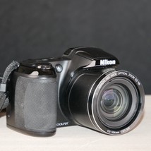 Nikon COOLPIX L330 20MP Bridge Digital Camera Black *GOOD/TESTED* W AA B... - $71.23