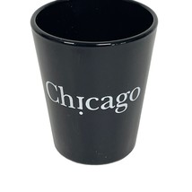 Shot Glass Chicago Upside Down I Black White - $10.69