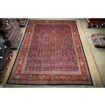 10x14 Authentic Hand Knotted Oriental Herati Wool Rug Red B-74779 * - £1,698.53 GBP