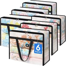 Zippered Clear Storage Bags - 6 Pack for Stylish Home Organization Solut... - $46.48