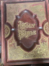 The Parallel Bible Pictorial Family Bible 1884 - £594.53 GBP