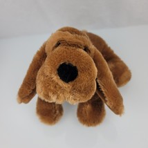 Unipak Design Puppy Dog Plush Floppy Brown Soft Stuffed Animal Toy 10" Lovey - $19.79