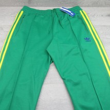 Adidas Beckenbauer Track Pants Team Green Men&#39;s Size Medium Tapered NEW ... - £59.72 GBP