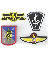 Babylon 5 TV Series Medical Uniform Embroidered Patch Set of 4 NEW UNUSED - £18.93 GBP