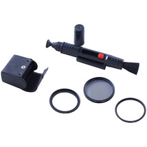 ONN UV &amp; Polarizing Camera Lens Filter Kit w/Cleaning Pen fits 52mm &amp; 58mm DSLR - £8.14 GBP