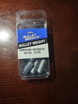 Bullet Weights Torpedo Weights 3/8 Oz 12 Pc - £10.02 GBP