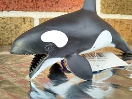 2019 Boley Realistic Killer Whale Nature World Figure PVC figurine Orca Black - £6.28 GBP
