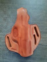 Fits WALTHER P5 Com 3.42”BBL Pancake Leather Belt Holster With 3 Slot #1088# RH image 13