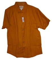 Goodthreads Men&#39;s Standard-Fit Short-Sleeve Stretch Oxford Shirt with Pocket - L - £10.21 GBP