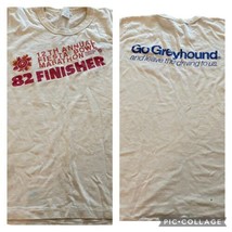 VTG 80s 1982 Fiesta Bowl Marathon Finisher Greyhound T Shirt  Single Stitch S - £14.87 GBP