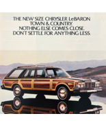 1978 Chrysler LeBaron Town &amp; Country Advertisement Vintage Automobilia D... - $458.48 MXN