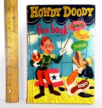 Howdy Doody Activity Fun Book - Games, Puzzles &amp; Stories (1951) - £11.24 GBP