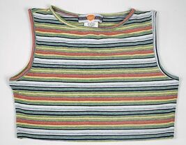 WEAVERS GIRLS SIZE MEDIUM STRIPED SLEEVELESS TOP SHIRT STRIPES  - $7.91