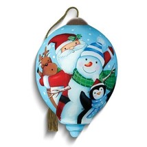 Ne'Qwa Art Santa Snowman Penguin Ornament - £33.91 GBP