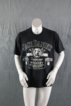 Vintage Graphic T-shir - Jack Daniel&#39;s Bottle Logo Novel Teez 1988- Men&#39;s Large - £51.06 GBP