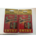 Defender Security Entry Door Guard Satin Nickel U-10308 Lot of Two New P... - $9.78