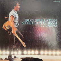 Bruce Springsteen &amp; The E Street Band Live 1975-85 Box Set 3 Cassettes &amp; Book - £9.28 GBP