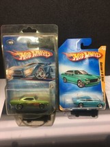 Hot Wheels Custom V8 Vega and 1970 Plymouth Road Runner Wastelanders - $7.91
