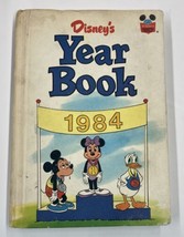 Walt Disney&#39;s 1984 Yearbook Vintage Disney Mickey Mouse Minnie Mouse Donald - £4.50 GBP