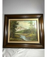 W Thauer Signed Oil Painting Landscape Framed With Certificate Of Authen... - $103.91 CAD
