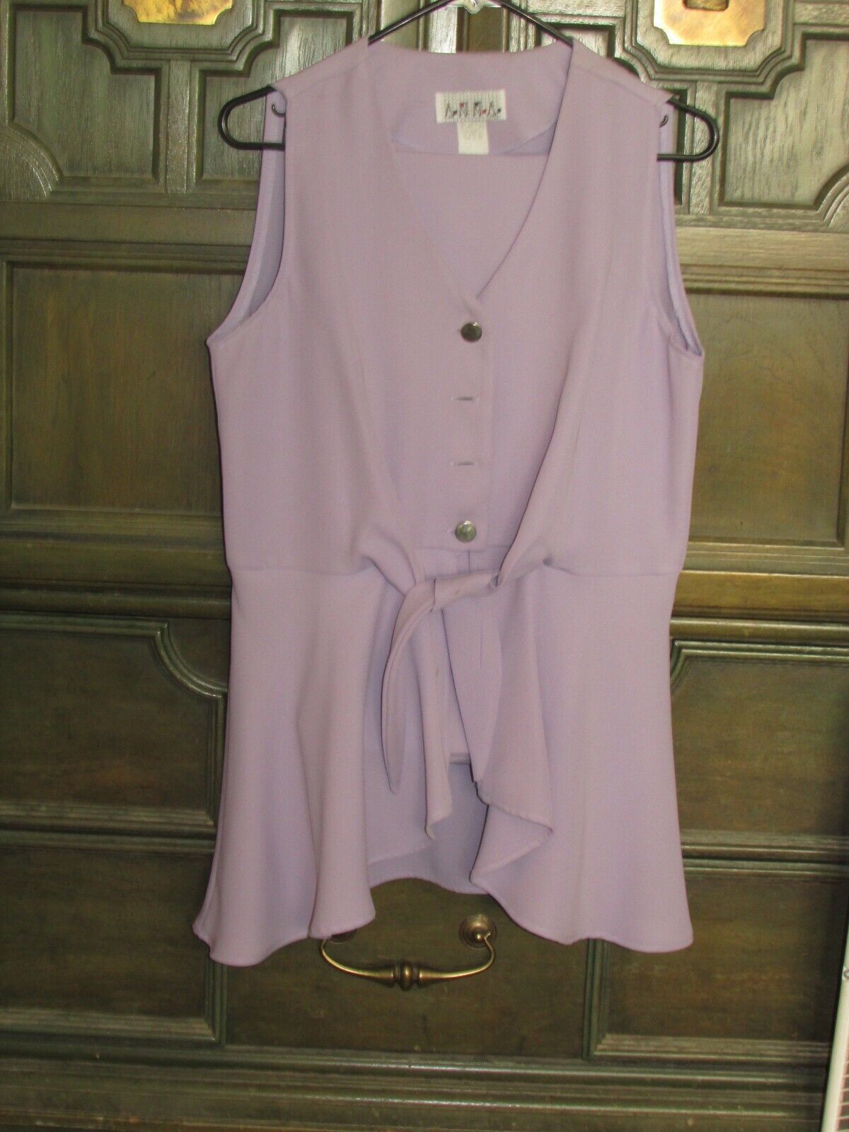 Primary image for PANTS OUTFIT lavender straight leg, sleeveless top with flair bottom (34)  