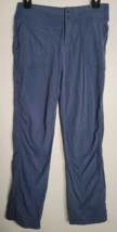 Athleta Womens 2 P Petite Blue Trekkie Hiking Ankle Pants 153397 Zip Button - £23.58 GBP