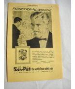 1960 Two Page UK Ad Sun-Pat Nuts, Babycham Champagne Perry, Josiah Russe... - $12.35 CAD