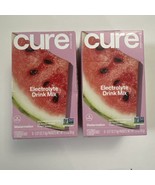 (2) Cure Hydrating Electrolyte Drink Mix Watermelon 8 Pack Each Exp. 12/25 - $533.33 MXN