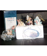 Enesco Rudolph Hanging Ornament 3 Piece Set With Bonus Yukon One MIB 2002 - €72,57 EUR