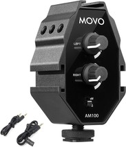 Compatible With Smartphones And Dslr Cameras, The Movo Am100 2-Channel - £40.67 GBP
