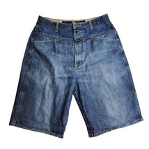 Marithe + Francois Girbaud Jean Denim Shorts Hip Hop Rap Streetwear Blue... - £51.76 GBP