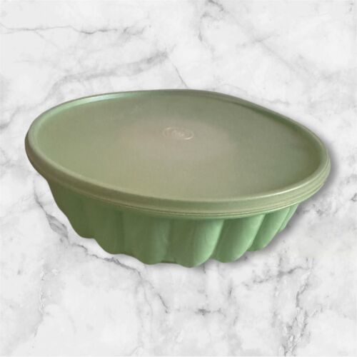 VTG Tupperware Mint Colored Jello Gelatin/Ice Mold 1201-7 Retro Cottage ... - $4.30
