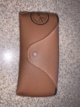Ray Ban Leather Soft Sunglasses Eye Glasses Case Pouch - brown - £4.70 GBP