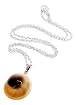 Gomati Shiva Eye Necklace Protection Ciondolo Conch Shell Hindu 18&quot; 925 Chain uk - £9.95 GBP