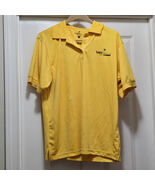 Sony Open In Hawaii Yellow Hawaiian Polo Shirt Men&#39;s L - $26.23