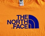 The North Face Half Dome Blue Logo Orange T-Shirt Men&#39;s SMALL T-Shirt 2013 - £14.14 GBP