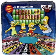 The Simpsons Deluxe Wheel of Fortune Game (Tin Box) 2005 Version- NEW - £17.89 GBP