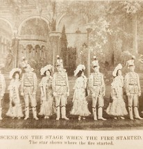 1904 Stage Scene At The Start Of Chicago Iroquois Theater Fire Disaster ... - $39.99