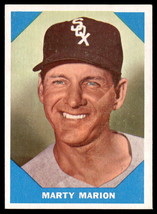1960 Fleer Baseball Greats #19 Marty Marion VG-EX-B108R12 - $29.70